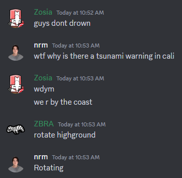 overwatch players during tsunami warning