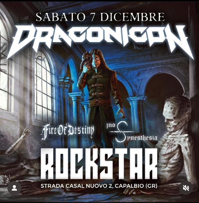 METALWAVEItaly's tweet photo. DRACONICON: data al Rockstar di Capalbio https://t.co/k4yBnATjpj #metalwave #DRACONICON #Rockstar #FireofDestiny #SoulSynesthesia https://t.co/WAngTPKxeI