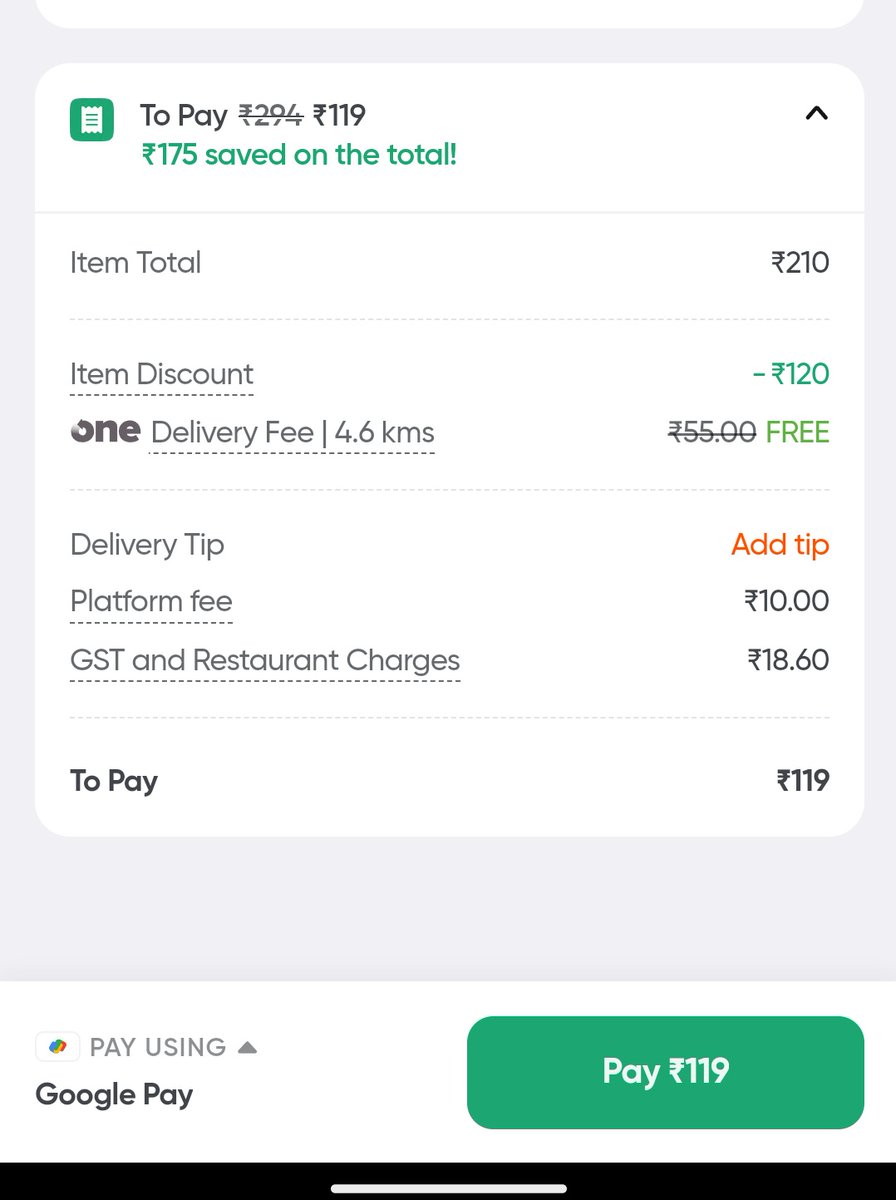 LeDeadChef's tweet photo. Why is @Swiggy @SwiggyCares asking for 40 paise extra on the bill that to without any reason ?? https://t.co/0rrOaTcyo0