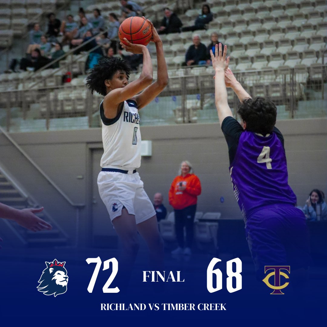 Richland Royals Basketball (@richland_hoops) on Twitter photo 🚨FINAL🚨
Royals hold off a big Timber Creek run and get the win!
<a href="/Eltayebx2/">Eltayeb Eltayeb</a> 18
<a href="/ashtonpark3r/">Ashton Parker</a> 17
<a href="/KamariFriend23/">Kamari Friend</a> 14
<a href="/hoopinsider/">Hoopinsider</a> <a href="/dfwvarsity/">dfw varsity</a> <a href="/ihss_dfw/">DFW Inside High School Sports</a> <a href="/Tabchoops/">𝙏𝘼𝘽𝘾🏀📋</a> <a href="/TexasHoopsGASO/">TexasHoops/GASO 🔗</a> <a href="/GASOMass/">Ryan Massad 🔎</a> <a href="/NFWbball/">NFW 🏀 SUPPORT</a> <a href="/RHSGAMEDAY/">Richland High School Gameday</a> 🚨FINAL🚨
Royals hold off a big Timber Creek run and get the win!
<a href="/Eltayebx2/">Eltayeb Eltayeb</a> 18
<a href="/ashtonpark3r/">Ashton Parker</a> 17
<a href="/KamariFriend23/">Kamari Friend</a> 14
<a href="/hoopinsider/">Hoopinsider</a> <a href="/dfwvarsity/">dfw varsity</a> <a href="/ihss_dfw/">DFW Inside High School Sports</a> <a href="/Tabchoops/">𝙏𝘼𝘽𝘾🏀📋</a> <a href="/TexasHoopsGASO/">TexasHoops/GASO 🔗</a> <a href="/GASOMass/">Ryan Massad 🔎</a> <a href="/NFWbball/">NFW 🏀 SUPPORT</a> <a href="/RHSGAMEDAY/">Richland High School Gameday</a>
