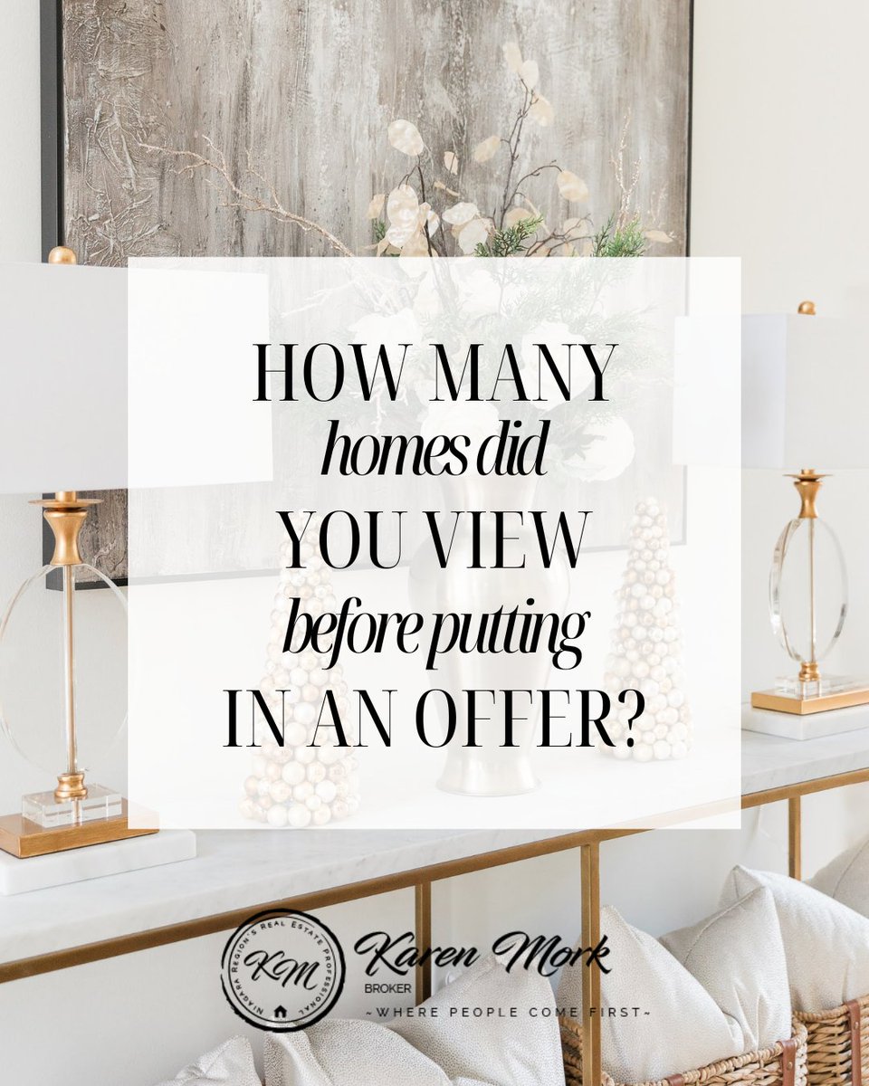 McMullinRealtor's tweet photo. Was it 1, 3, or maybe even 10? The home buying process can look different for everyone, but it is always interesting to hear how many homes others toured before finding the one. Drop your number in the comments! 👇

#HomeBuyersJourney #RealEstateStories #FindingTheOne https://t.co/qJxiRcsurl