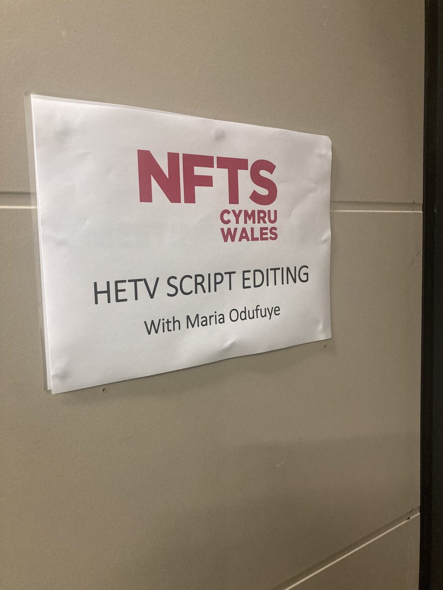 And that's a WRAP on the
<a href="/NFTSCymruWales/">NFTS Cymru Wales</a> x <a href="/UKScreenSkills/">ScreenSkills</a> 
Script Editing for HETV course. What incredible people I've met and what a dream opportunity - Grateful always 🧡