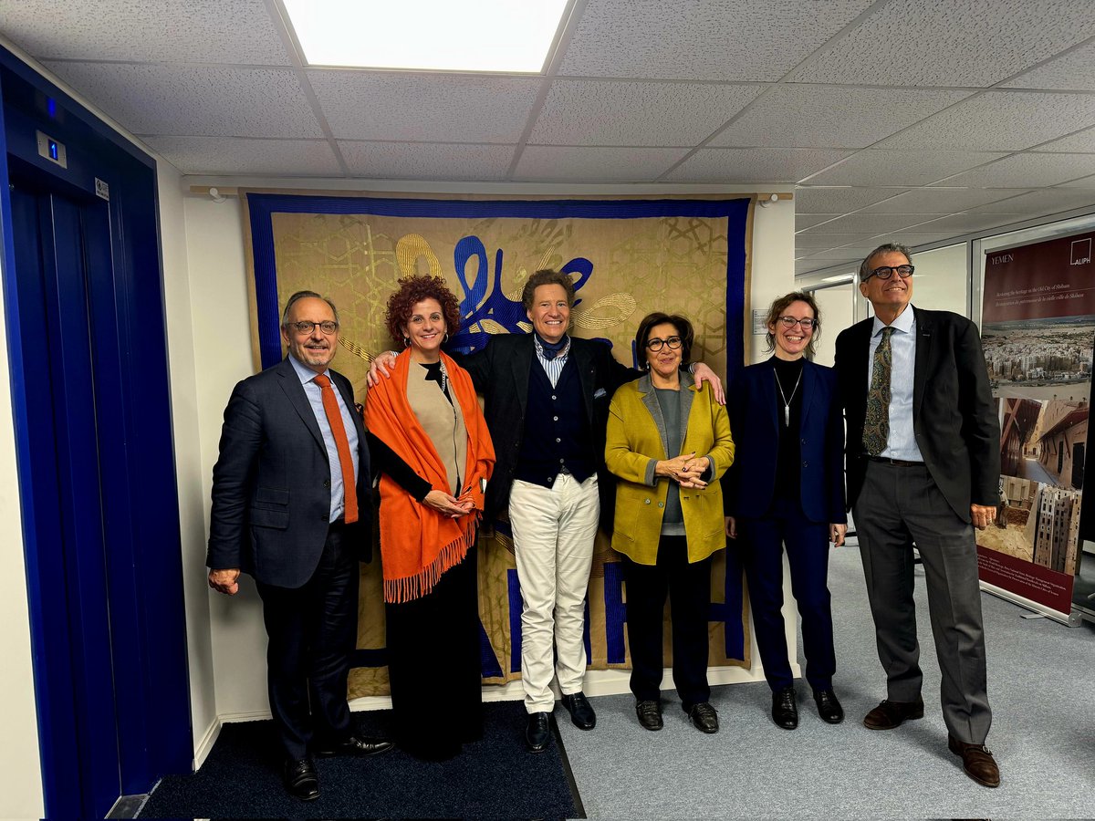 eapeyitou's tweet photo. Great to attend in person the @ALIPHFoundation board m/ing in #Geneva. #Aliph is a responsive, flexible & neutral global fund acting as a first responder for the protection of #CulturalHeritage, esp. in conflict areas. It also supports two vital restoration projects in 🇨🇾. https://t.co/e0GOEsCyKG