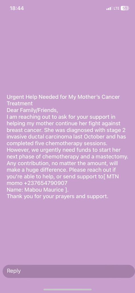 If this appears on your timeline, I kindly ask for your assistance in sharing or supporting Maurice. Thank you 🙏🏾