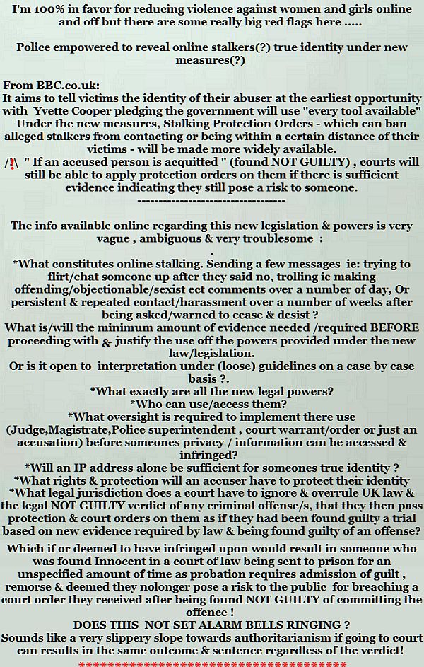 justin54031665's tweet image. Sounds good until you start looking deeper &amp;amp; see what a TERRIFYING precedent it could set !  
⚠️A back door to an #InternetSnoopersCharter 2.0 &amp;amp; Judges passing guilty sentences regardless of a NOT GUILTY verdict in a court of law! 🚫Your legal rights🚫
#Right2Know  #RightToKnow