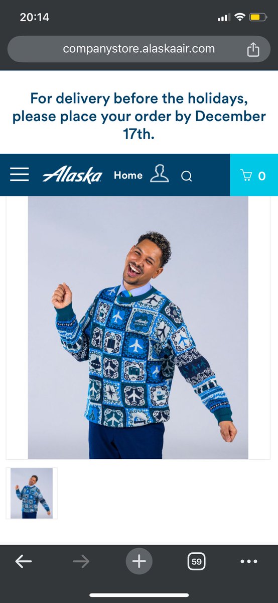 lis_tor19's tweet photo. @AlaskaAir my mom works for you at the Hub in Operations and she got your Christmas sweater! But she’s curious what this part of the sweater is!? https://t.co/DJt48tqxsg