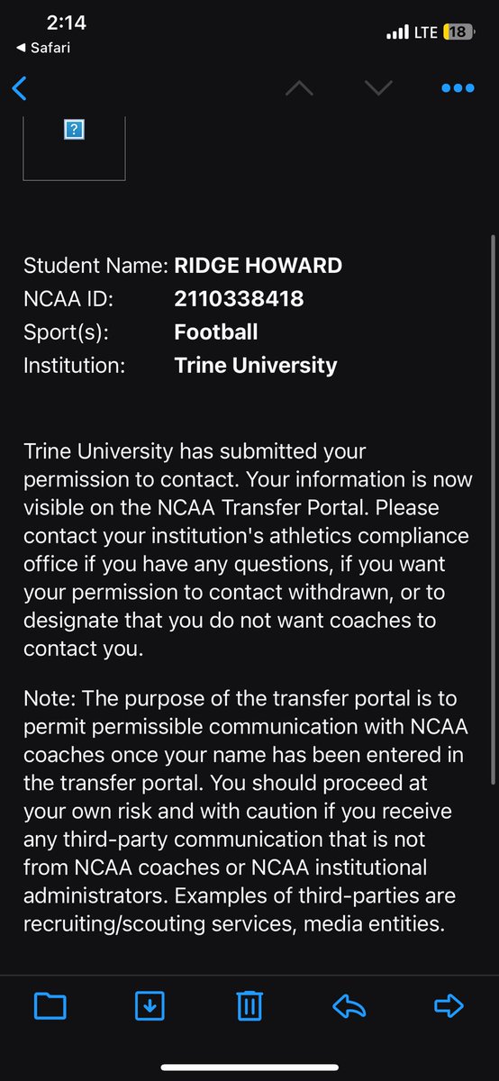 Officially in Portal. 2 years of eligibility and redshirt.