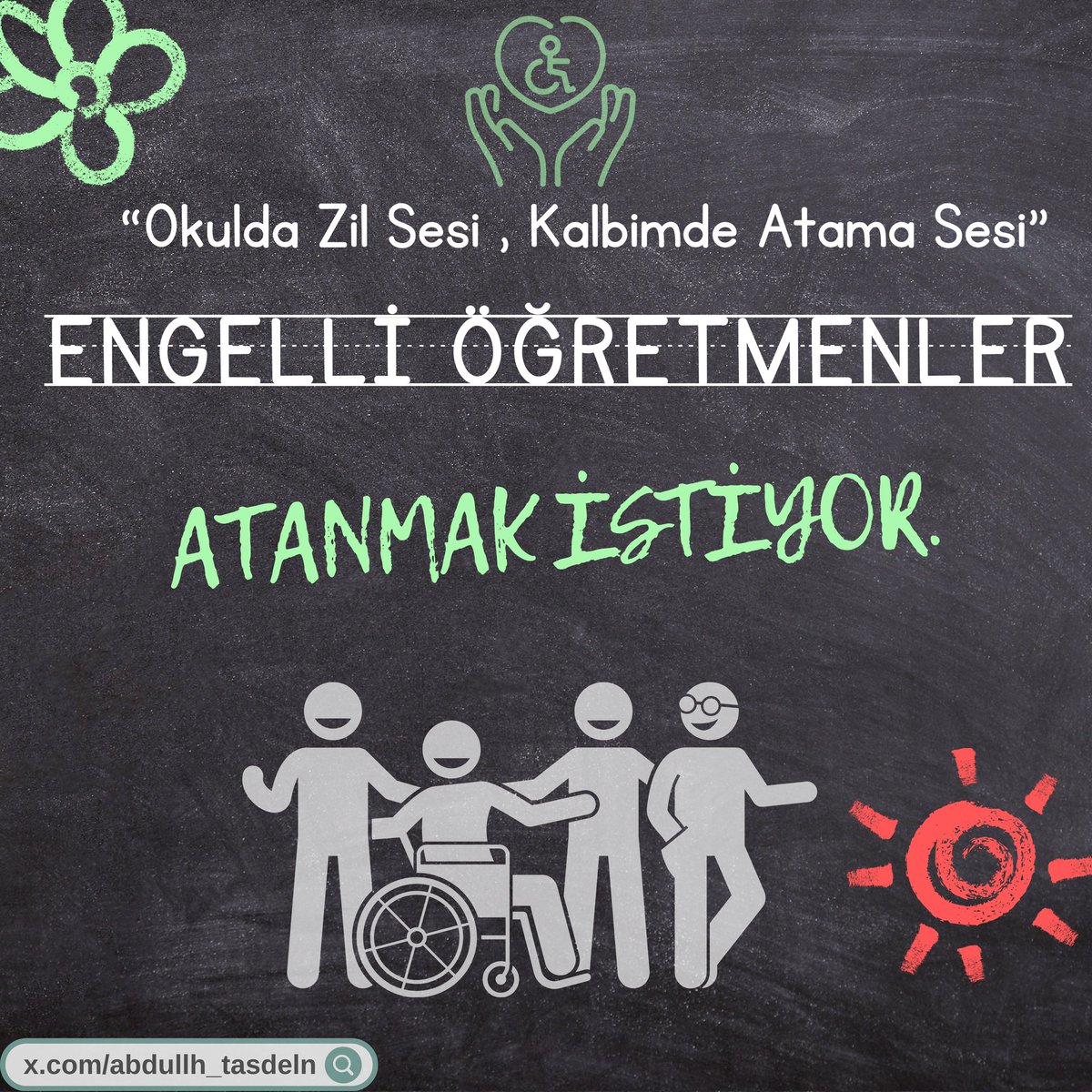<a href="/ankarakulisi06/">ANKARA KULİSİ</a> <a href="/Yusuf__Tekin/">Yusuf Tekin</a> #EngelliÖğretmenMüjdeBekliyor