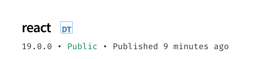 AlessioGr's tweet photo. React 19 stable was just released on npm! 🎊 https://t.co/v8jKA3hJAu