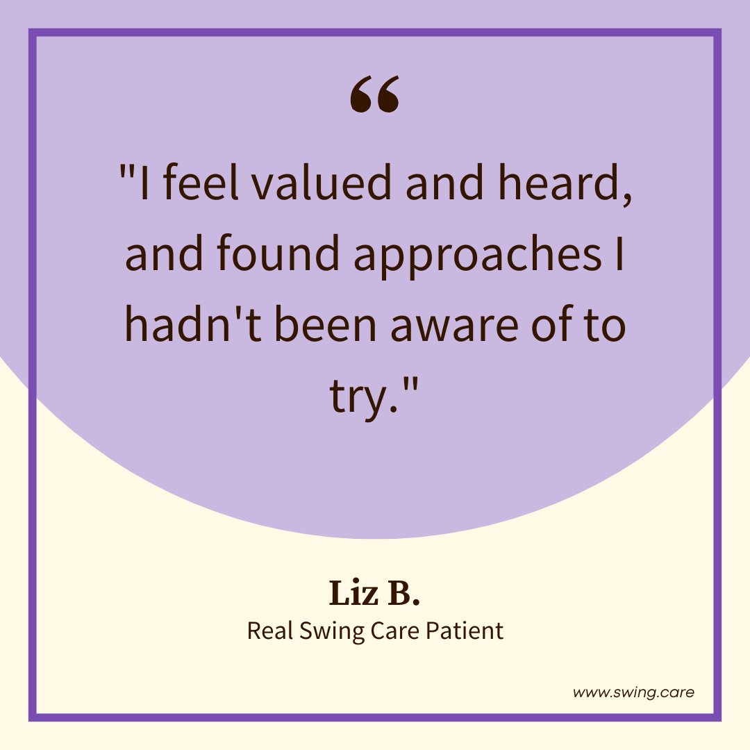 We love hearing from our patients and being a part of their journeys. Thank you, Liz, for the kind words. 💜 #fibromyalgia