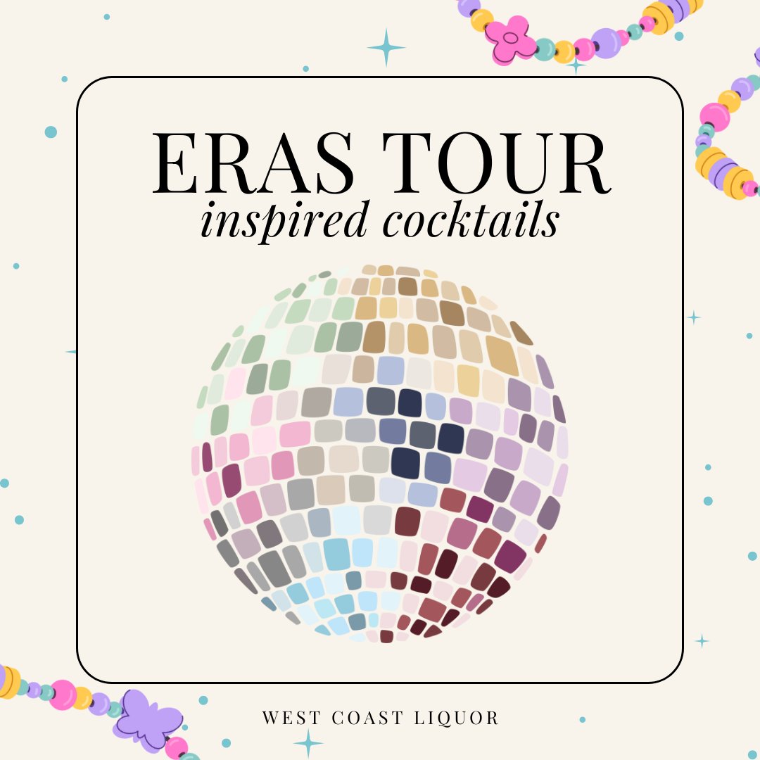 WCLC_Fraser's tweet photo. In our ✨️cocktails✨️ era! You don't have to be a Swiftie to enjoy these recipes 🫶

#erastour #vancouver https://t.co/RepkmIpZlg
