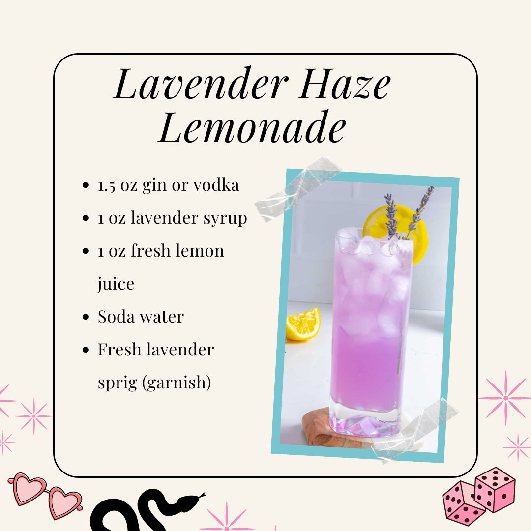 WCLC_Fraser's tweet photo. In our ✨️cocktails✨️ era! You don't have to be a Swiftie to enjoy these recipes 🫶

#erastour #vancouver https://t.co/RepkmIpZlg