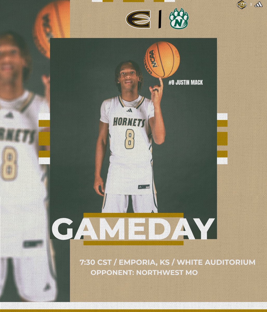 MIAA opener

🕣 - 7:30pm CST
📍 - White Auditorium - Emporia, KS
📺 - themiaanetwork.com/esuhornets/
📻 &amp; 📊 - esuhornets.com/sports/mens-ba…

#StingersUp🐝 #UsVsEveryone