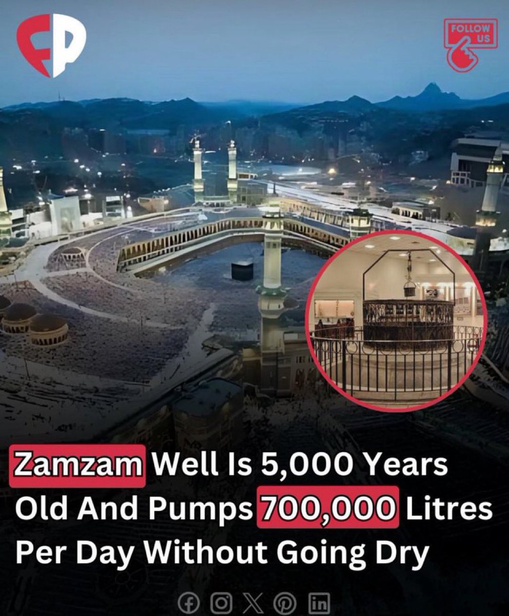 HalalNation_'s tweet photo. Zamzam is a living miracle ⛲️ https://t.co/wOMXUbDmRz