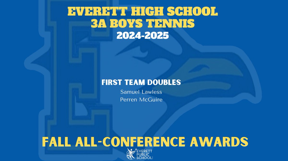 Congratulations to the Everett Seagulls tennis players for receiving All-Wesco League honors after the fall sports season of 2024!
<a href="/EverettSchools/">Everett Public Schools.WA</a>
