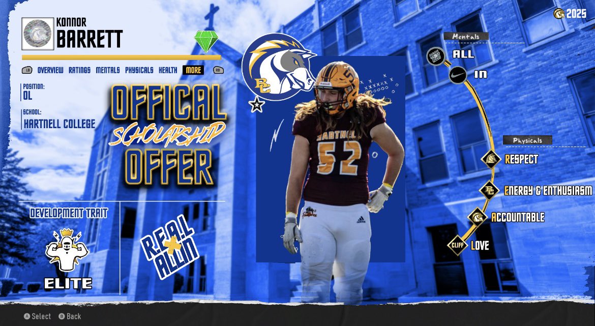 Konnor Barrett (@barrett_konnor) on Twitter photo After great phone calls with @coach_crabbBCU and <a href="/CoachLaDage/">Shane LaDage</a> I am pleased to announce that I have received an offer from <a href="/BriarCliffFB/">Briar Cliff Football</a>. Thank you to all of the coaches at Briar Cliff for looking at my film and giving me an opportunity to play at the next level! <a href="/HMOB_Football/">Hartnell College Football</a> After great phone calls with @coach_crabbBCU and <a href="/CoachLaDage/">Shane LaDage</a> I am pleased to announce that I have received an offer from <a href="/BriarCliffFB/">Briar Cliff Football</a>. Thank you to all of the coaches at Briar Cliff for looking at my film and giving me an opportunity to play at the next level! <a href="/HMOB_Football/">Hartnell College Football</a>
