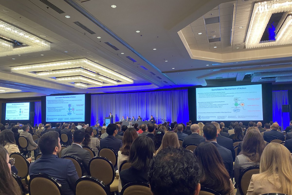KyleBlumMD's tweet photo. @WaldoGMed @WCMUrology resident in conjunction with @UrologyMSK presenting initial data from their phase II trial focused on BCG-exposed NMIBC.

Full house.

@UroOnc #SUO24 https://t.co/1fvcUwLsPo