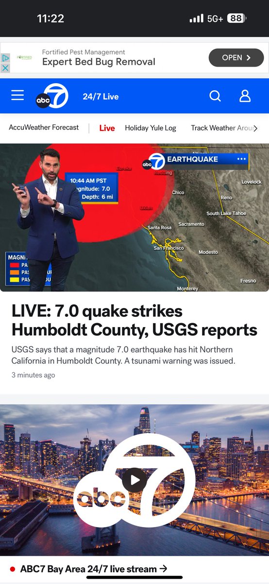 Wow! Is everyone ok?
<a href="/CherylABC7/">Cheryl Jennings</a> What did you experience?