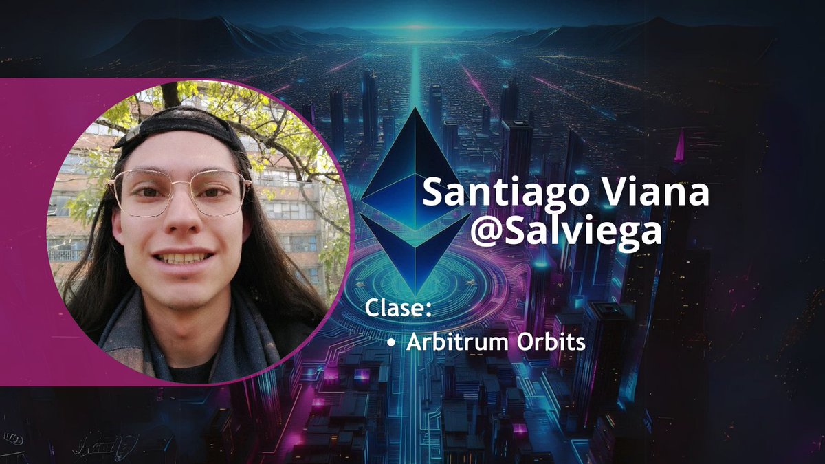 EducatEth_'s tweet image. Hoy es jueves de #OchainBuilderLab ⛓️🏗️🧪 y en nuestro camino de #devs tenemos a @salviega enseñándonos sobre @arbitrum #Orbits