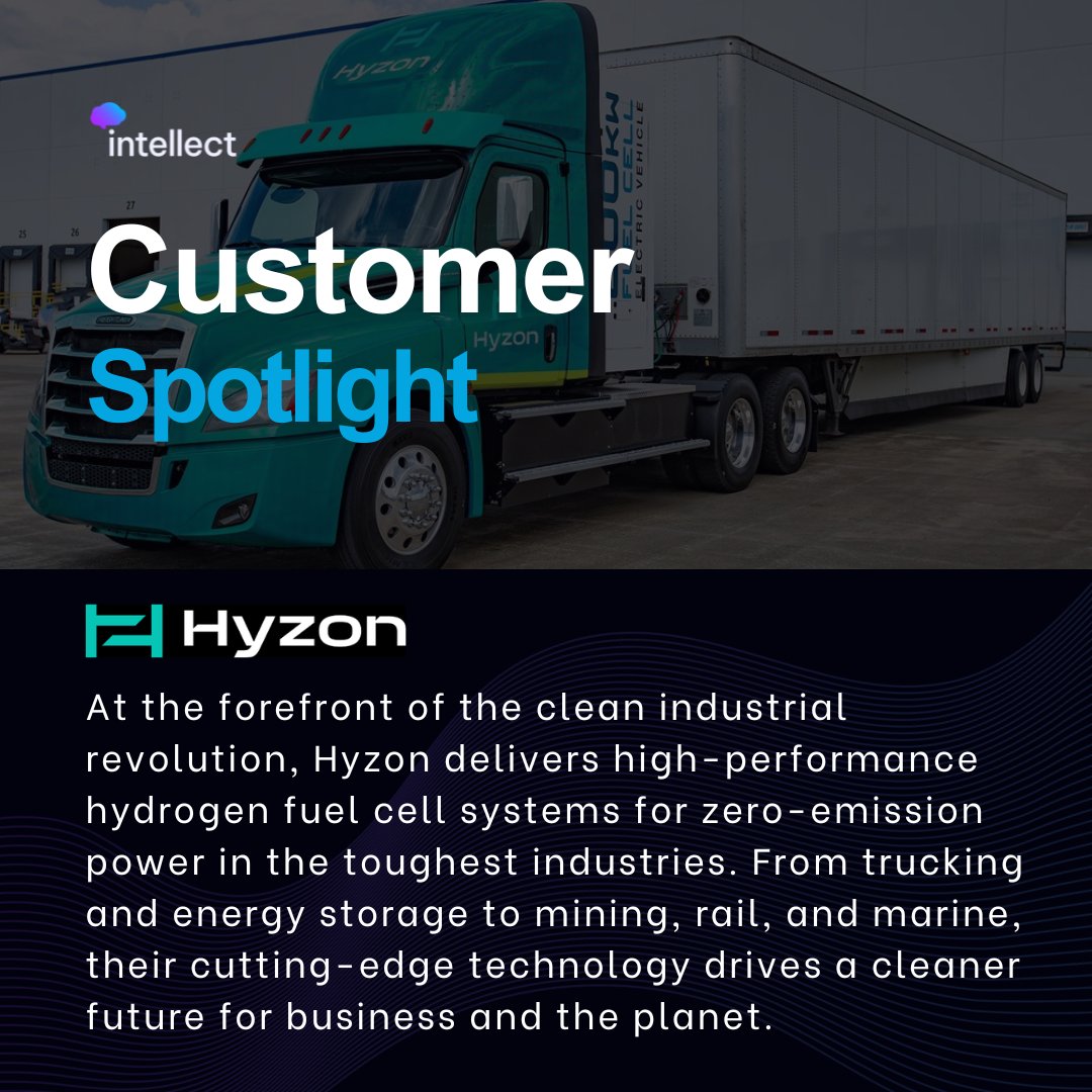Hyzon Motors leads in clean energy with hydrogen vehicles, aligning with Intellect’s mission for quality and compliance. We’re proud to partner with Hyzon, providing QMS solutions to streamline processes and support their growth. #intellectQMS #customersuccess
