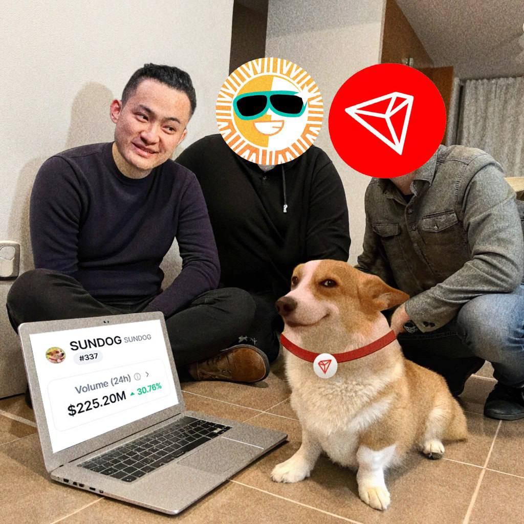 SUNDOG_TRX's tweet photo. 225m+ in volume today makes for one very proud TRON doggo 🐶

The journey to the sun continues SUNDOG Fam☀️

@justinsuntron @sunpumpmeme @trondao https://t.co/nTBKbF1zX8