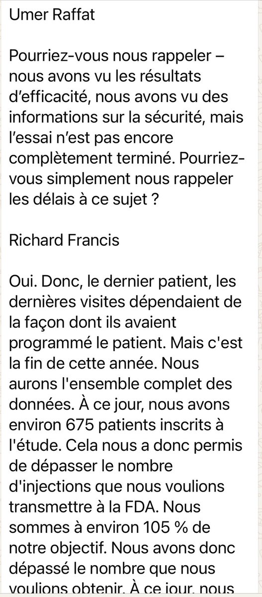 BelfortSalah's tweet photo. Retranscription en français de la conférence de Teva 7th Annual Evercore HealthCON de ce jour.
#Medincell #uzedy #olanzapine https://t.co/aHUJsJct9Q
