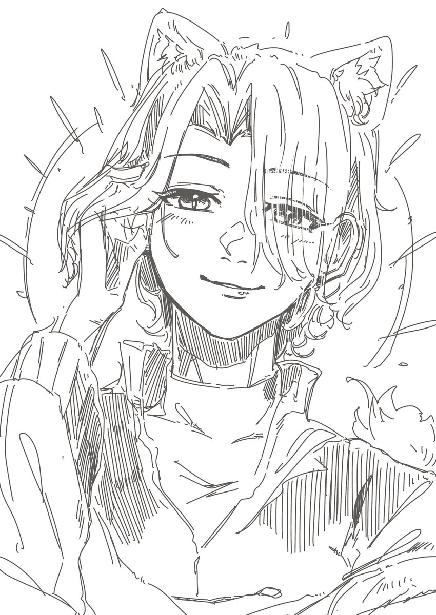 @KiuJony 同キャラで男女描き分けた図です 