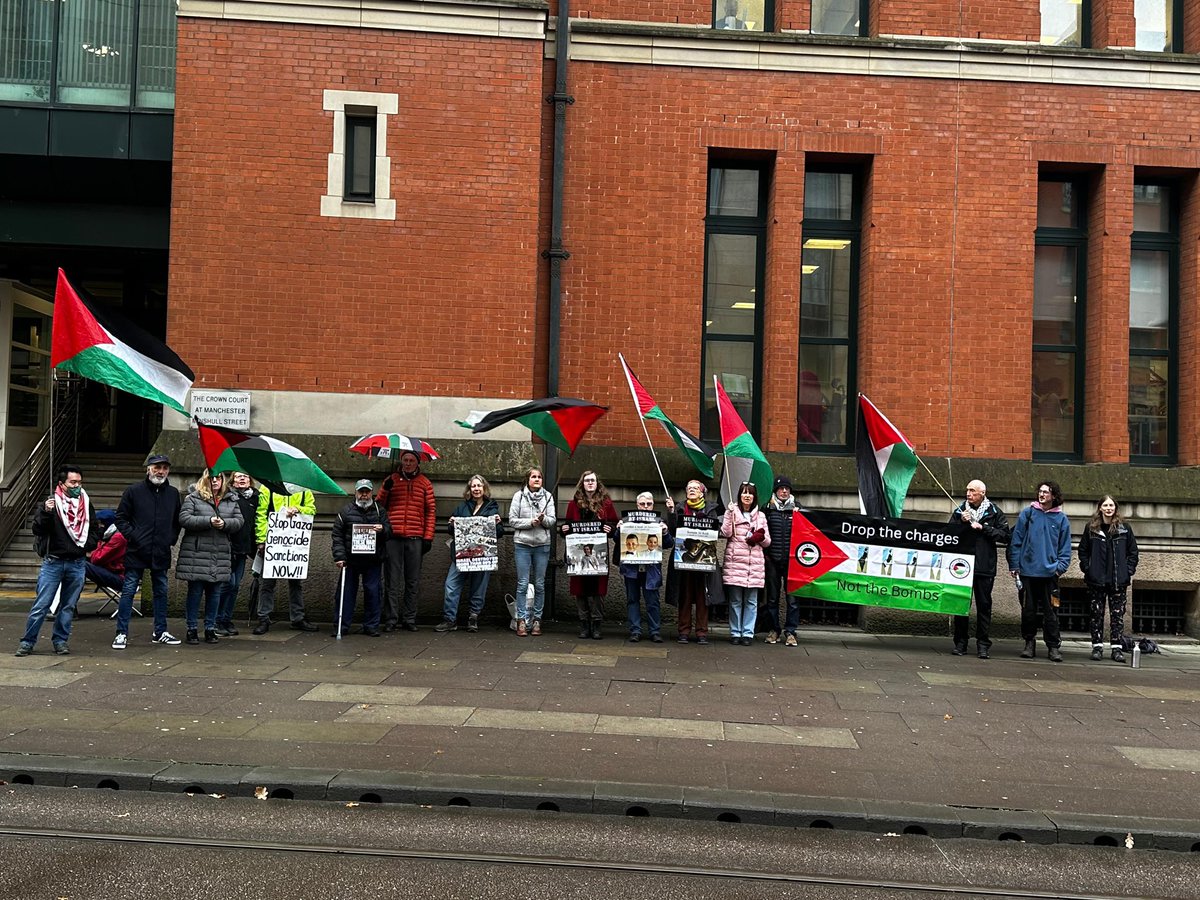 GMF_Palestine's tweet photo. 🚨 Final Day of Court for the #Ferranti2 Tomorrow 🚨
Tomorrow is the final day, with closing speeches and potentially the verdict. Let’s make it the biggest show of support yet!
Minshull Street Court, Manchester, 06/12/24 from 09.15 am
#ShutElbitDown
#ElbitIsGuilty https://t.co/Snb8aMc0Hv