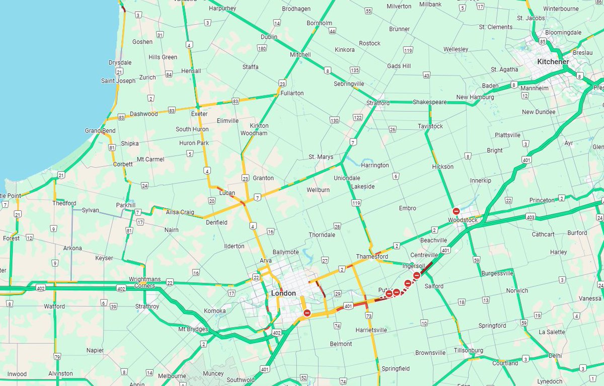 In case anyone was wondering where all the snow is falling this afternoon... #LdnOnt