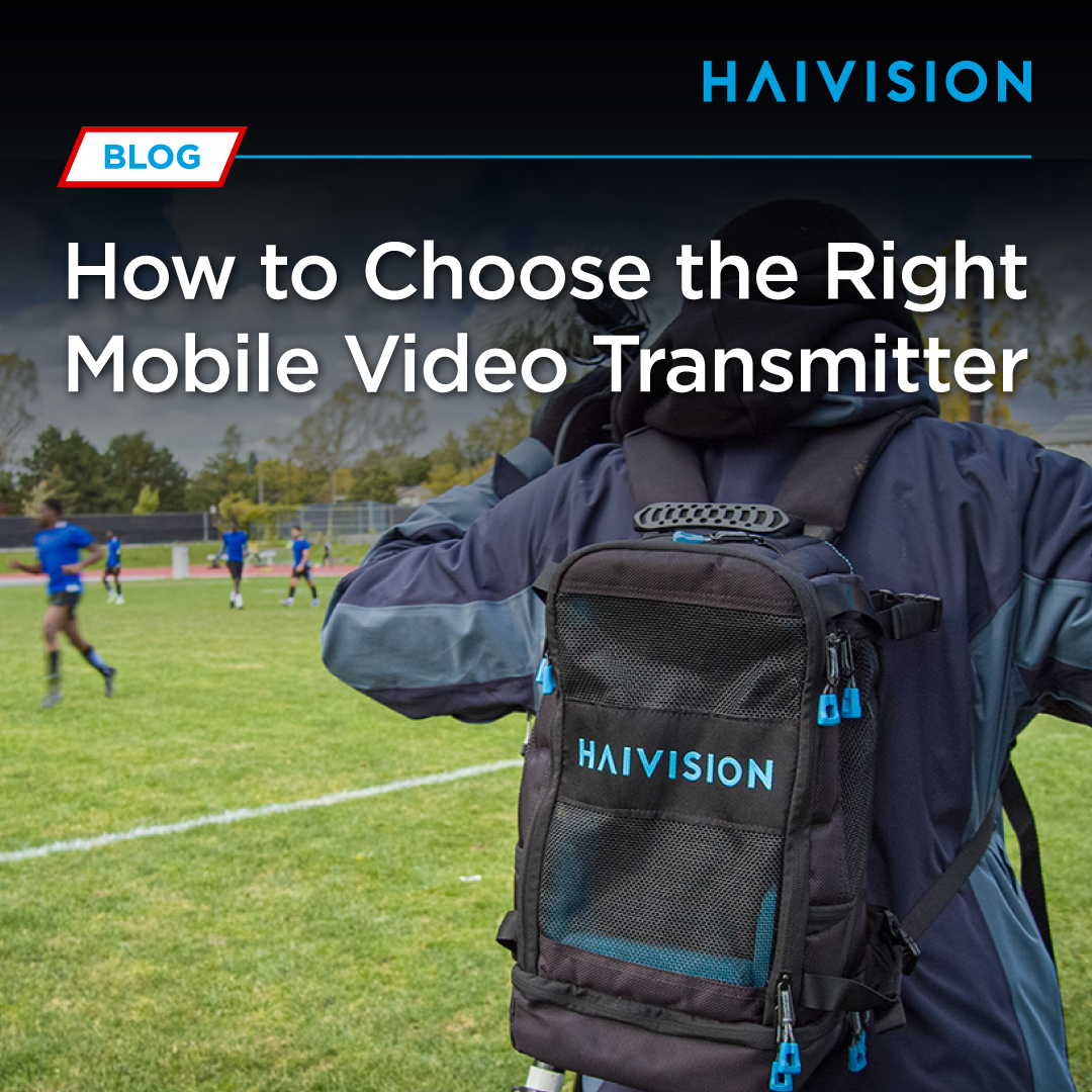 Read our latest post to learn how to choose the right mobile video transmitter for your use case: haivision.com/blog/broadcast…