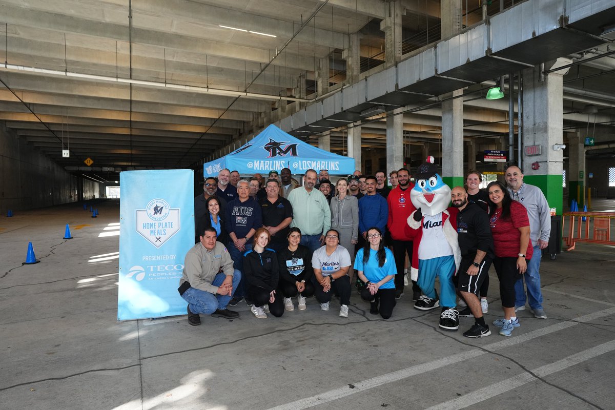 TECO Peoples Gas (@tecopeoplesgas) on Twitter photo We were happy to co-host a heartwarming food distribution event with the Miami <a href="/Marlins/">Miami Marlins</a> and amazing volunteers from presenting sponsors. Together, we provided food for over 1,500 families ahead of the holidays. Thank you to everyone who made this possible! We were happy to co-host a heartwarming food distribution event with the Miami <a href="/Marlins/">Miami Marlins</a> and amazing volunteers from presenting sponsors. Together, we provided food for over 1,500 families ahead of the holidays. Thank you to everyone who made this possible!