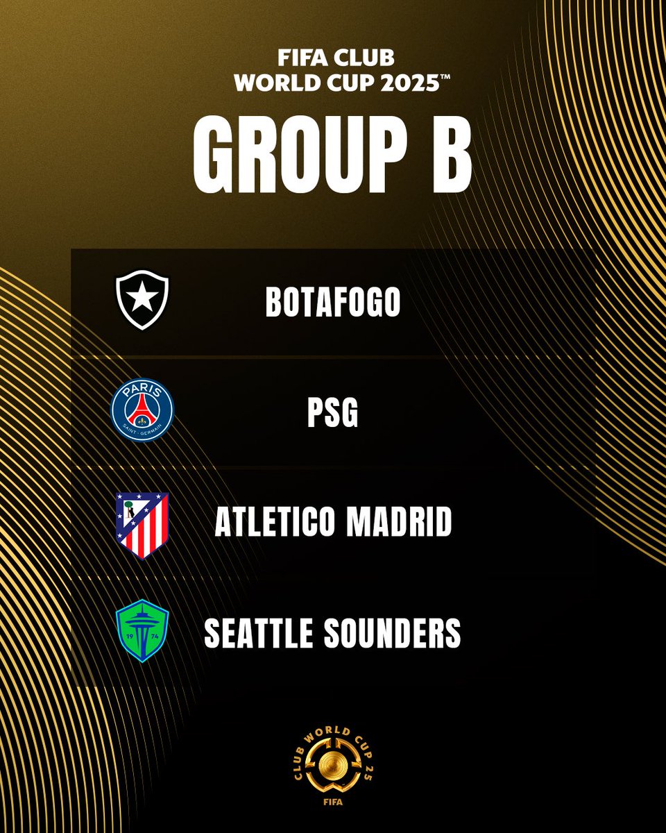 GRUPO DEFINIDO! 🗺️🔥

O Botafogo está no grupo B da Copa do Mundo de Clubes da FIFA! Confira os nossos adversários! ⭐️⚽️ #VamosBOTAFOGO