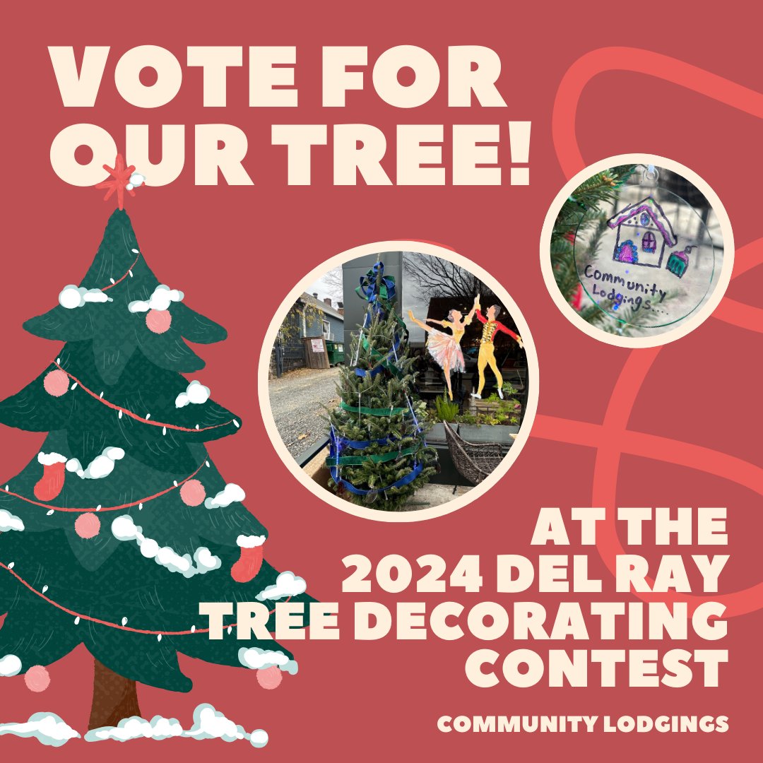 🎄 We decorated a tree at Matt &amp; Tony's with ornaments hand-painted by our students 🎨! Help us win the 2024 Del Ray Tree Decorating Contest &amp; a $500 donation! 🏆
Vote now through Dec 25th!
docs.google.com/forms/d/e/1FAI…
#HolidaySpirit #CommunityLodgings #DelRayTreeContest #VoteNow