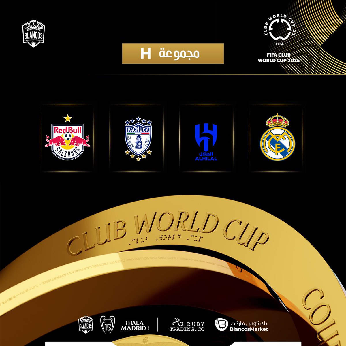 BlancosKsa's tweet photo. 🚨رسمياً مجموعة ريال مدريد في كأس العالم 2025 🚨

#كاس_العالم https://t.co/WUYyMKSidV