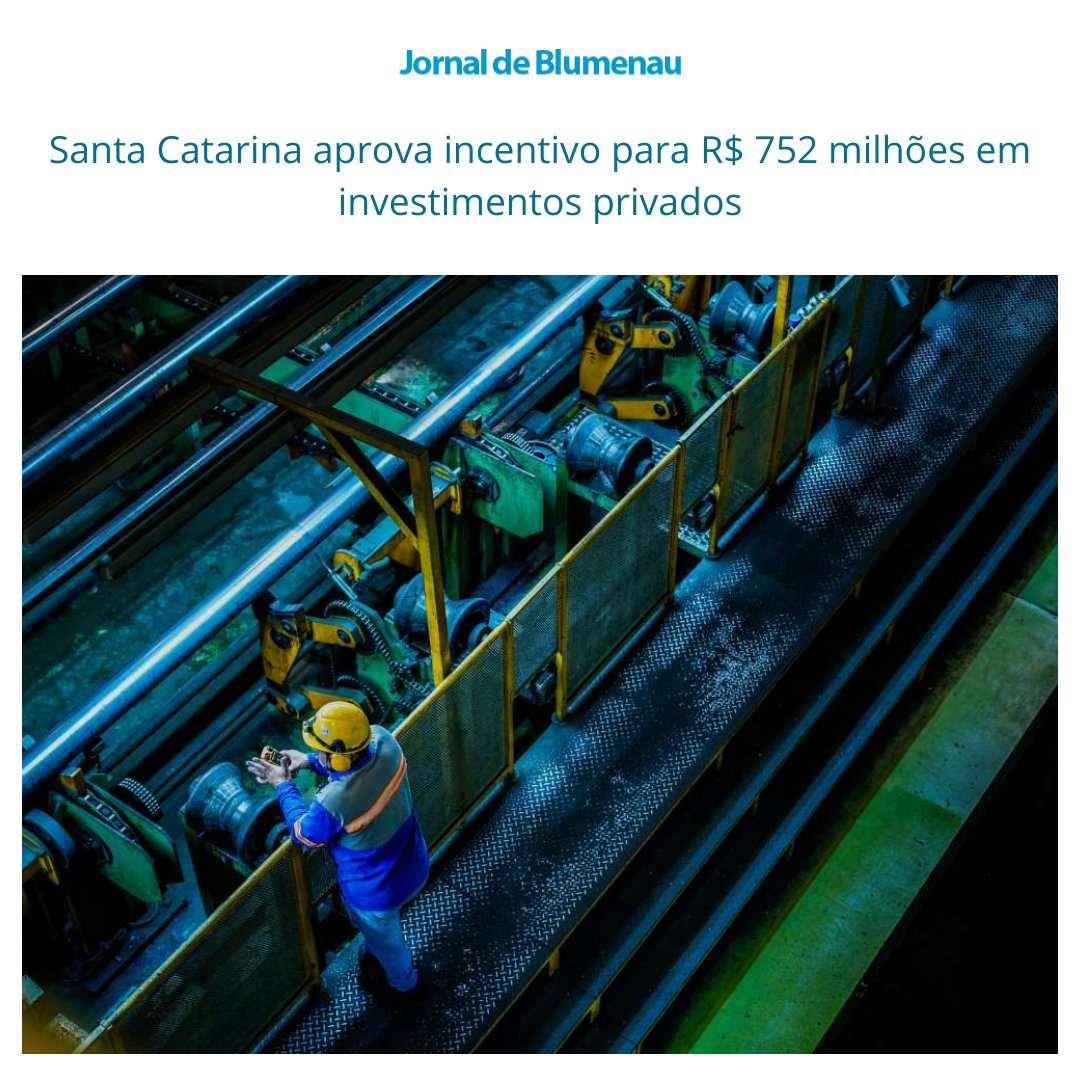 Jornal_Blumenau's tweet image. O Conselho Deliberativo do Prodec, do governo de Santa Catarina, aprovou na última quarta-feira (4) uma nova rodada de concessões de incentivos fiscais para impulsionar investimentos privados.

🔗 Saiba mais:

jornaldeblumenau.com.br/n.php?ID=39176…

#jornaldeblumenau #Prodec #santacatarina