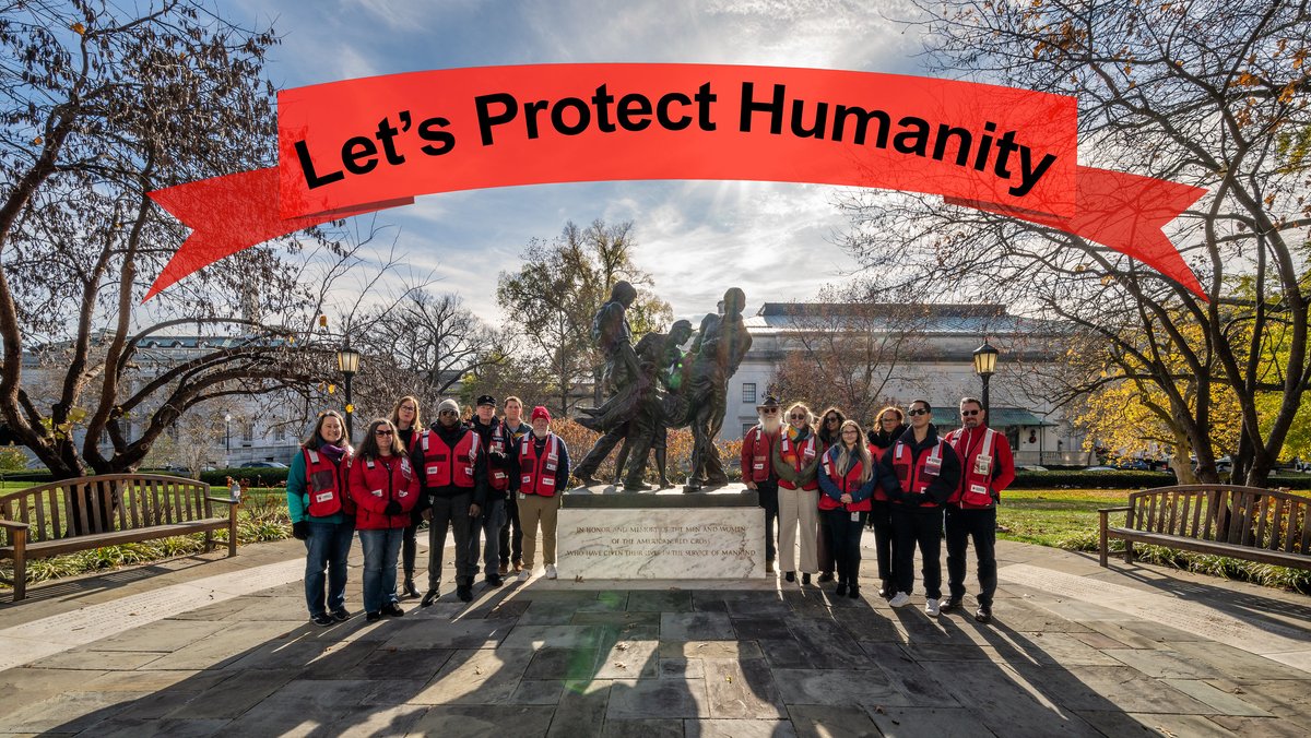 RedCrossNCGC's tweet photo. More than 30 Red Cross/Red Crescent workers have lost their lives in the line of duty around the world this year. On #InternationalVolunteerDay, we come together to honor the memory of our fallen colleagues.
Together, we can say it louder. We must #ProtectHumanity. 💜 https://t.co/gShSSAkfaT