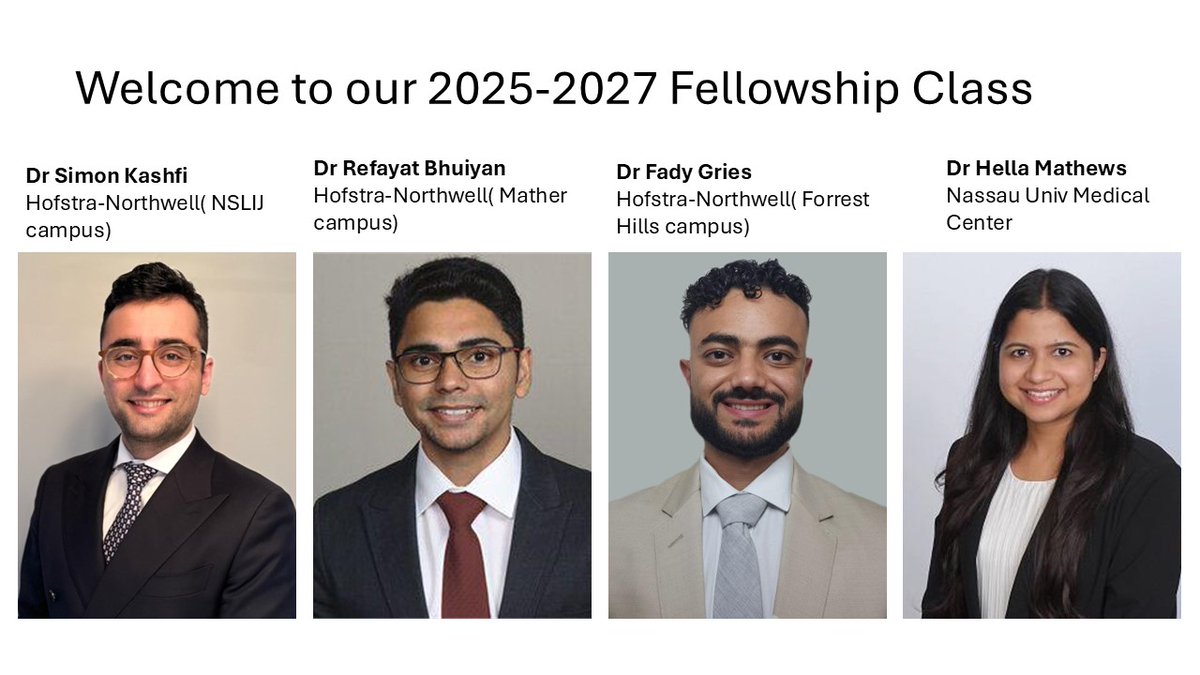 We welcome our amazing next fellowship class as they matched yesterday. So happy to see internal <a href="/HofNorthwellDOM/">Northwell Department of Medicine</a> program candidates staying home!
<a href="/danielwross4/">Daniel</a> <a href="/KarenFriedman9/">Karen Friedman MD MS</a> <a href="/NorthwellChiefs/">Northwell Internal Medicine Chief Residents</a> <a href="/DMalieckal/">Deepa Malieckal MD</a> <a href="/hiteshhshah/">Hitesh Shah</a>