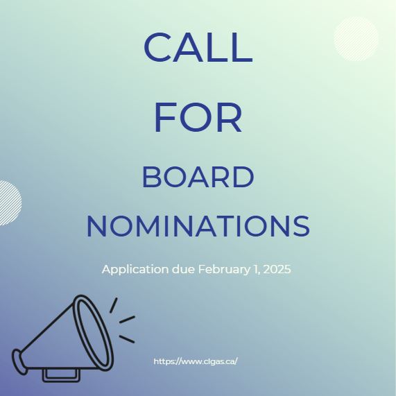 CALL FOR BOARD NOMINATIONS.
In March 2025, an election of Directors will take place at the AGM, there are 3 electable positions.
If you are a member of CLGC and interested in serving as a Director, you must submit your application/nomination papers no later than February 1, 2025.