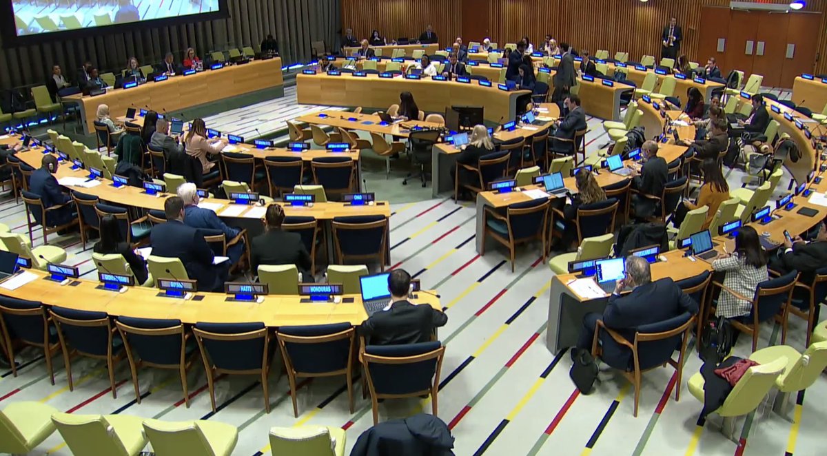ThailandUN's tweet photo. At mtg. on UNSG report on imple. of the Global Compact for Safe, Orderly and Regular Migration, PR stressed 🇹🇭 progress on1️⃣MOU on Alternative to Detention of Children in Immigration Centers2️⃣ensuring access to basic services to migrants3️⃣promoting positive perception of migrants https://t.co/t6PnJUNqft