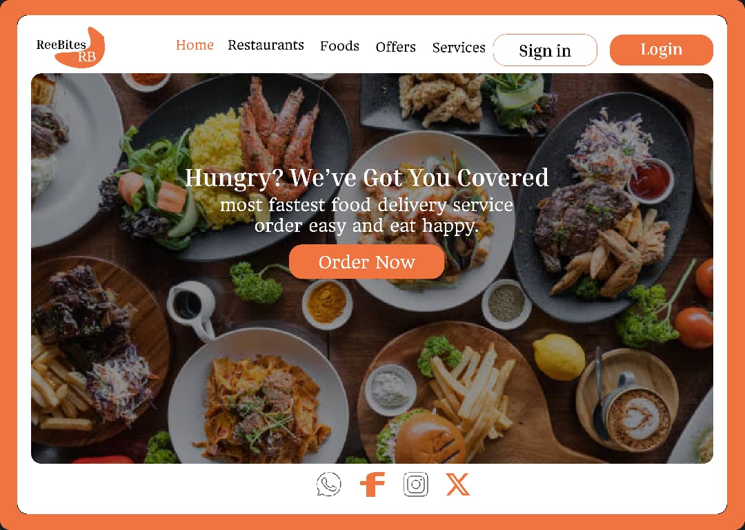 UniqueHeemah's tweet photo. Day 9
Foodie alert, sorry it's coming late🤦🏾‍♀️ My food delivery hero section design #12DaysofHeroSection #uiuxdesign https://t.co/f2C6drTWk8