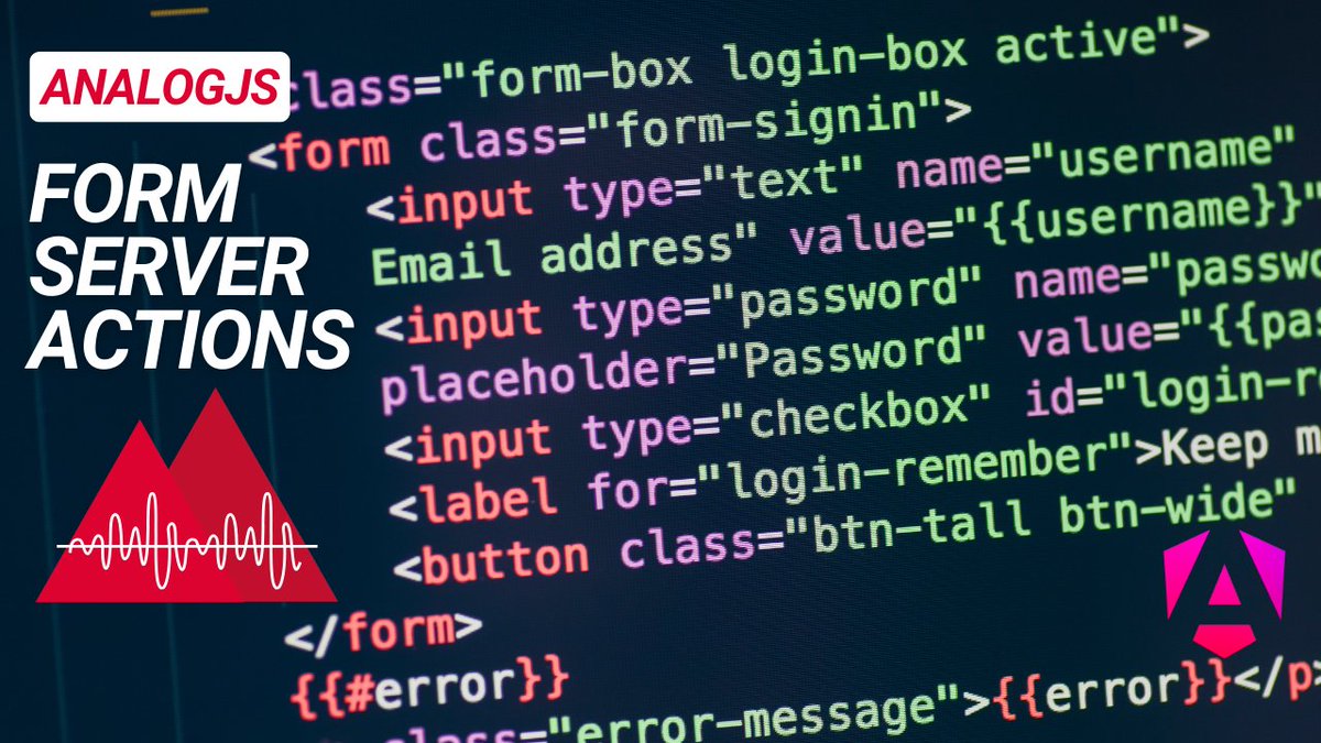 🎥 With @AnalogJS Form Server Actions, we've made building fullstack forms with @Angular even easier!