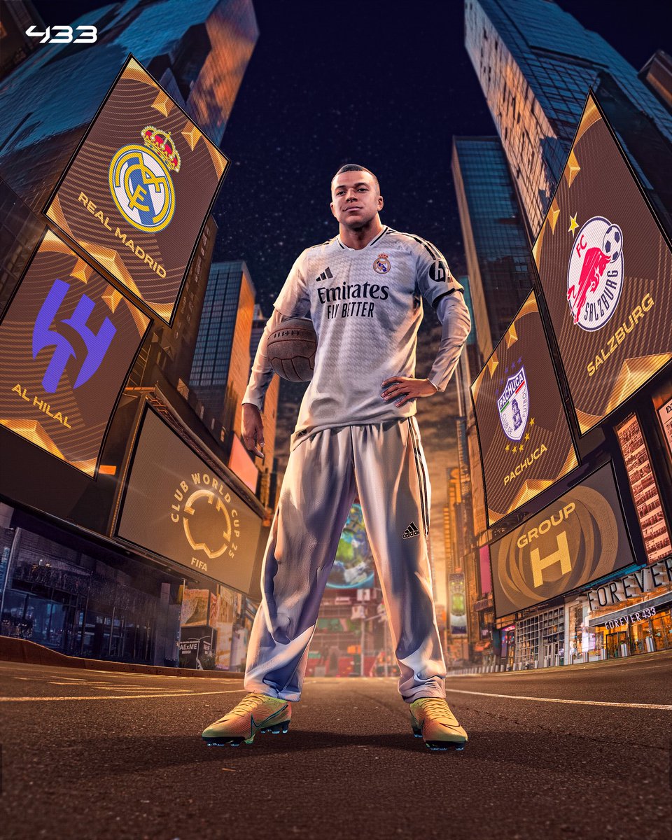 433's tweet photo. CLUB WORLD CUP 𝐆𝐑𝐎𝐔𝐏 𝐇:

🇪🇸 Real Madrid
🇦🇹 Salzburg
🇸🇦 Al Hilal
🇲🇽 Pachuca https://t.co/4dIMW3yyAt