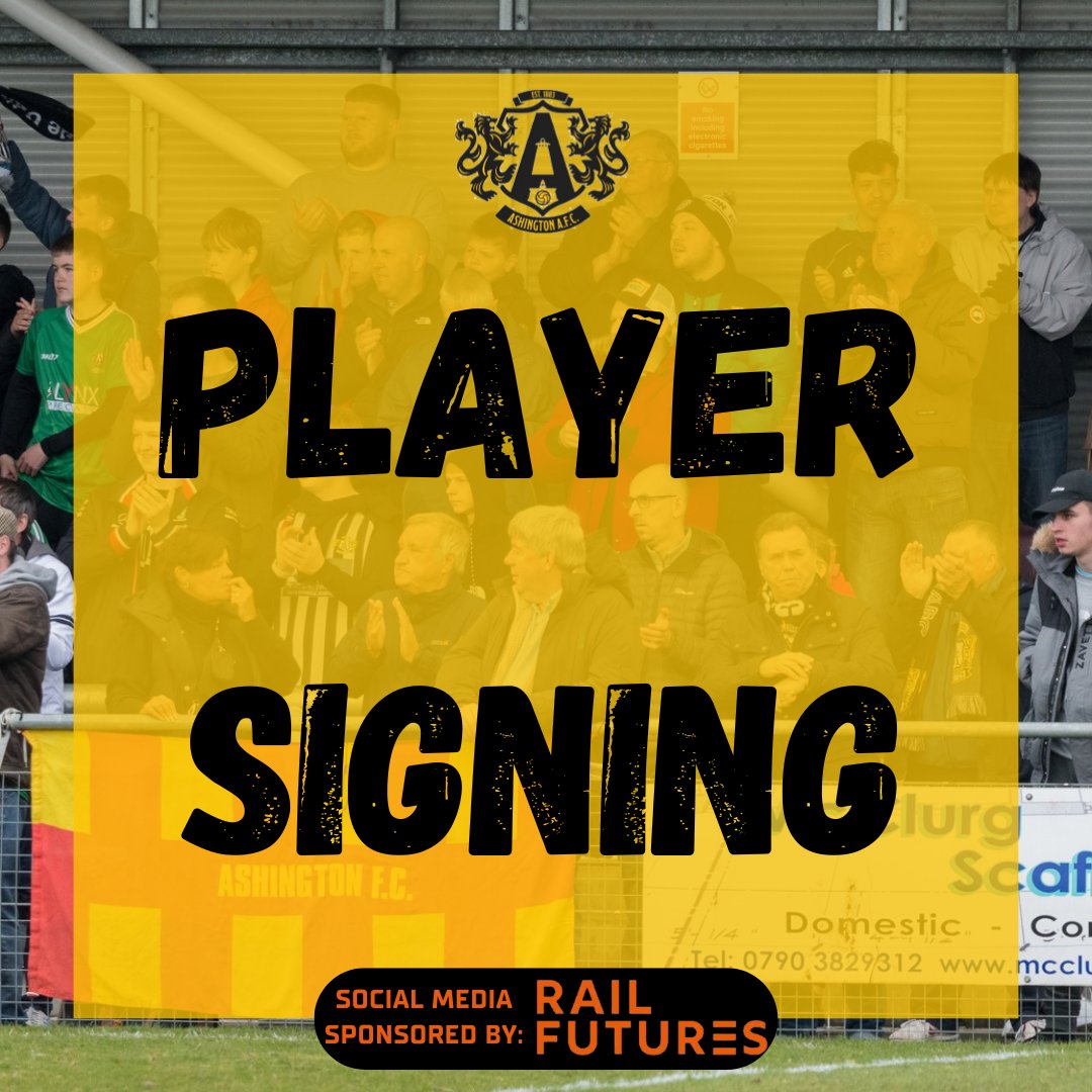 Ashington_FC's tweet photo. ✍️✍️ NEW SIGNING ✍️✍️

We are pleased to confirm the signing (pending NPL approval) of goalkeeper Alex Curran on a dual registration with North Shields FC who we thank for allowing this registration.

Alex has in fact already played against us this season for Crook Town when we exited the Emirates FA Cup.

Welcome to NE63 Alex!