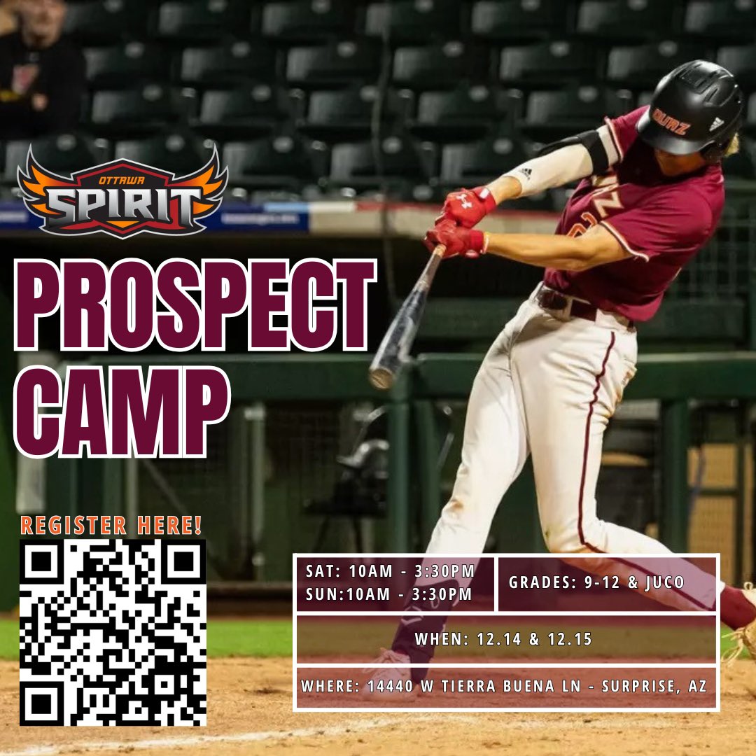 📣 Uncommitted class of ‘25, ‘26, &amp; ‘27 as well as JUCO transfers &amp; new portal entrants looking for a home, the <a href="/OUAZBaseball/">OUAZ Baseball</a> Prospect Camp is coming up in just over a week. Sign up below ⬇️ 

playnsports.com/organization/o…