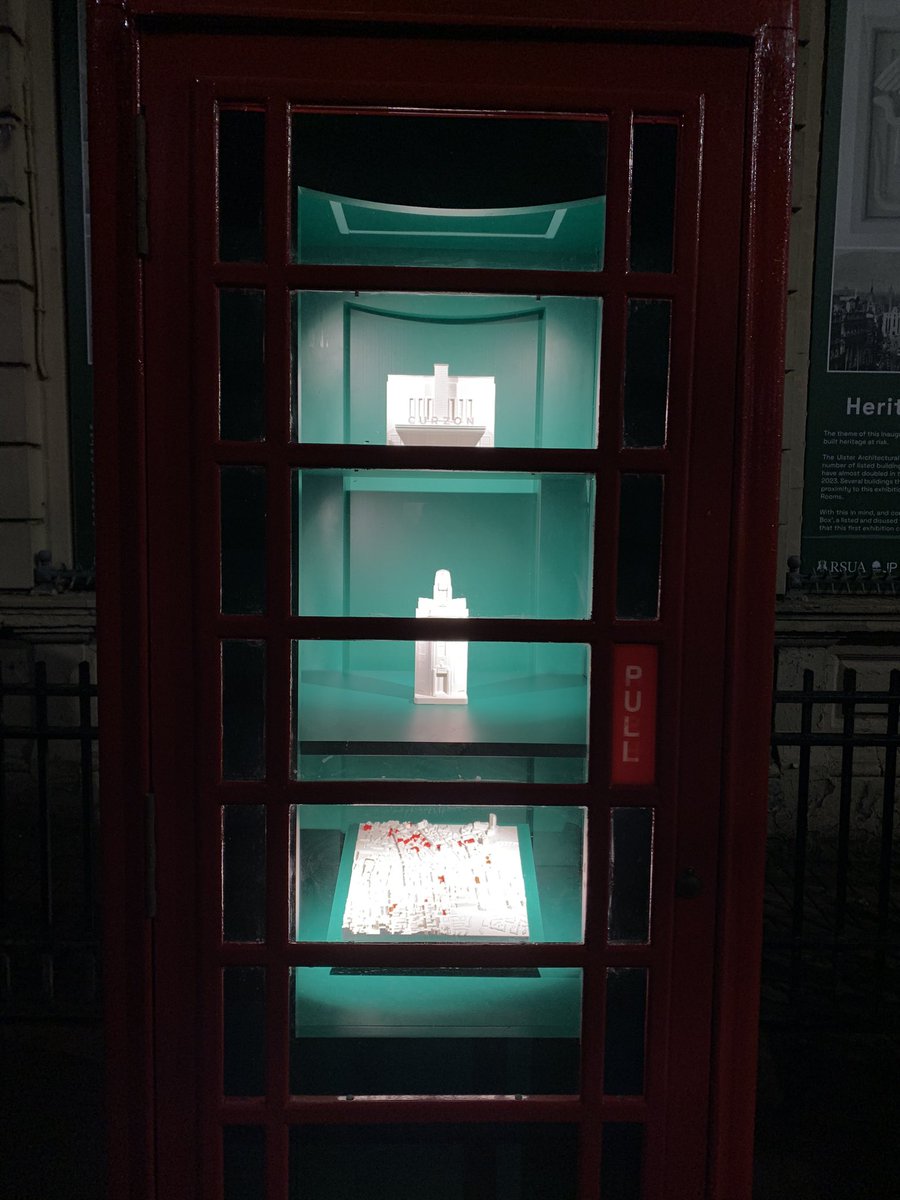 <a href="/modelcitizenirl/">modelcitizen.ie</a> models of Curzon Cinema formerly on the Ormeau Road, the Bank of Ireland building which is due a transformation through the Belfast Stories project and a map of buildings on the Heritage at Risk register