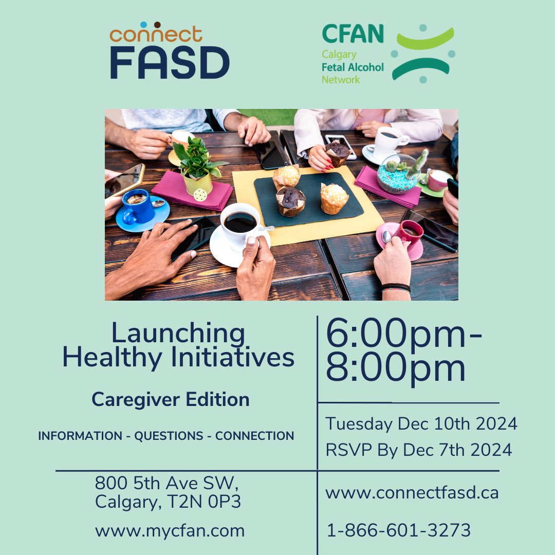 LAUNCHING SOON! Healthy Initiatives – Caregiver Edition. Join us Tues Dec 10th for an information night  and to register for the upcoming sessions starting in January 2025. If you have questions please reach out to the ConnectFASD line 1-866-601-3273! 

canadahelps.org/en/charities/t…