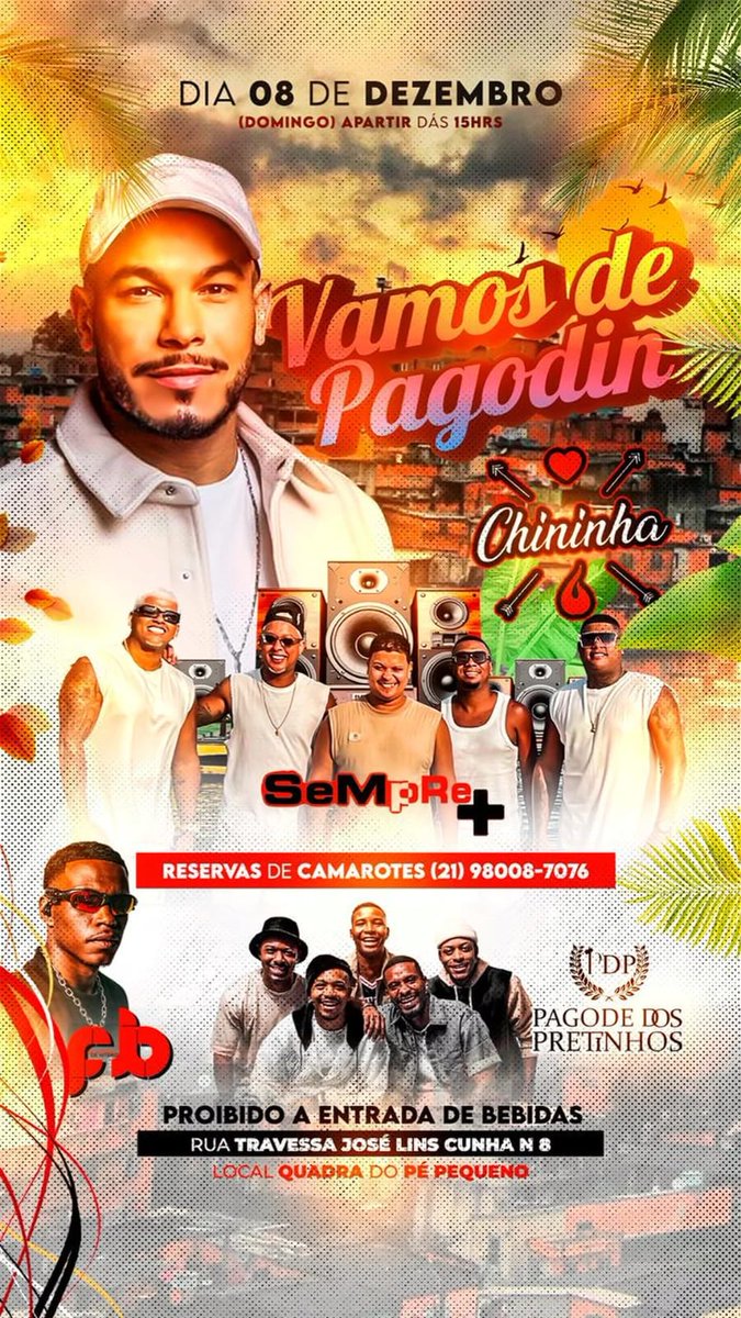 Vão dar bom esse pagode o pé
