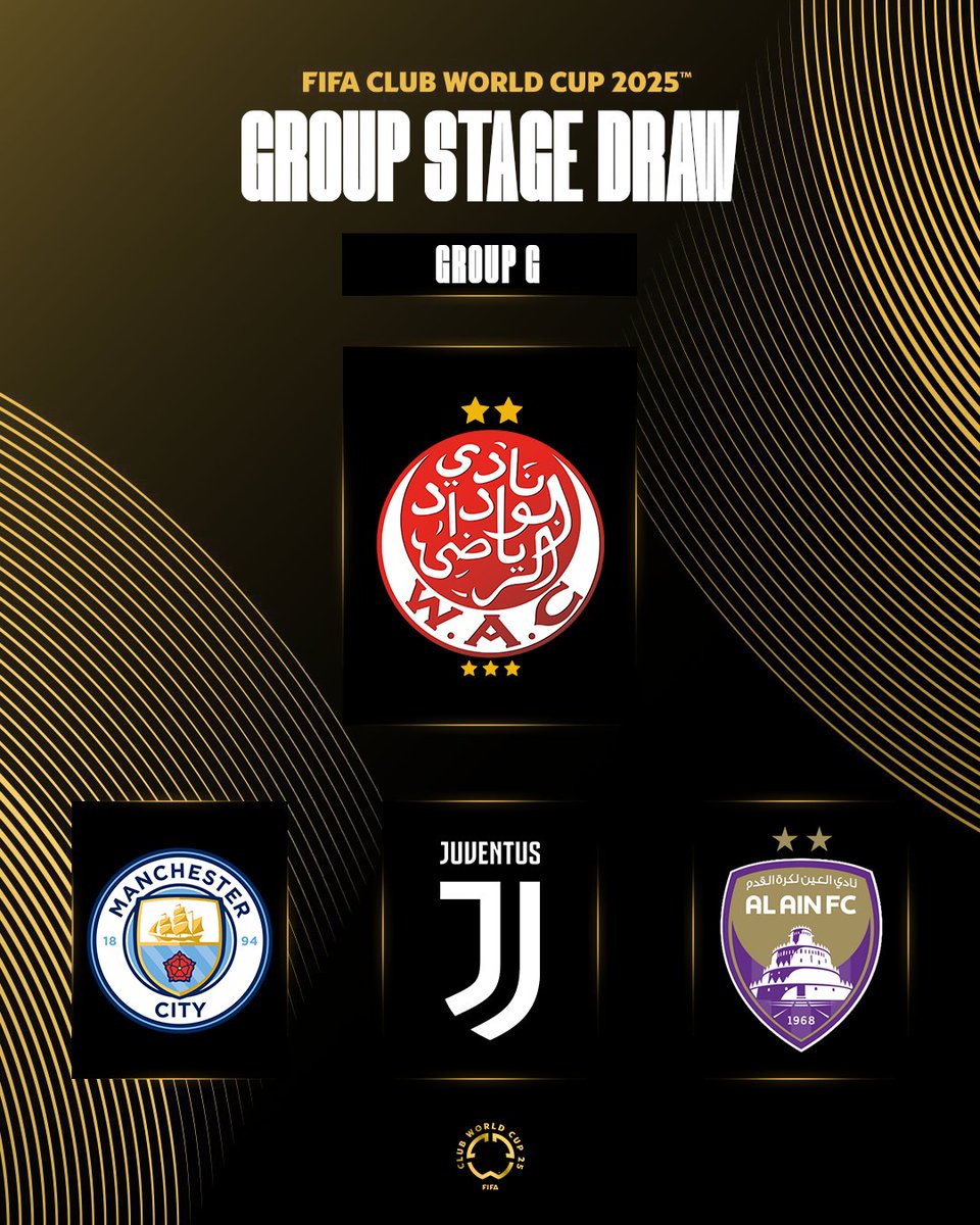 Here are the teams we’ll face in the FIFA Club World Cup 2025 group stage 🔴⚪💪

#DimaWydad #FIFACWC