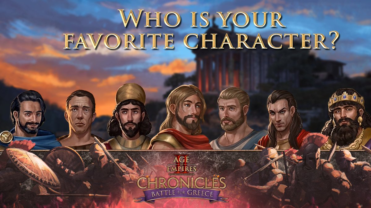 AgeOfEmpires's tweet photo. There are many exciting characters with fantastic depth in Chronicles: #BattleForGreece. Who is your favorite? Share it in the comments!
Dive into the battle for yourself: https://t.co/6oDXgKAEDE https://t.co/0HmXOgmyMb
