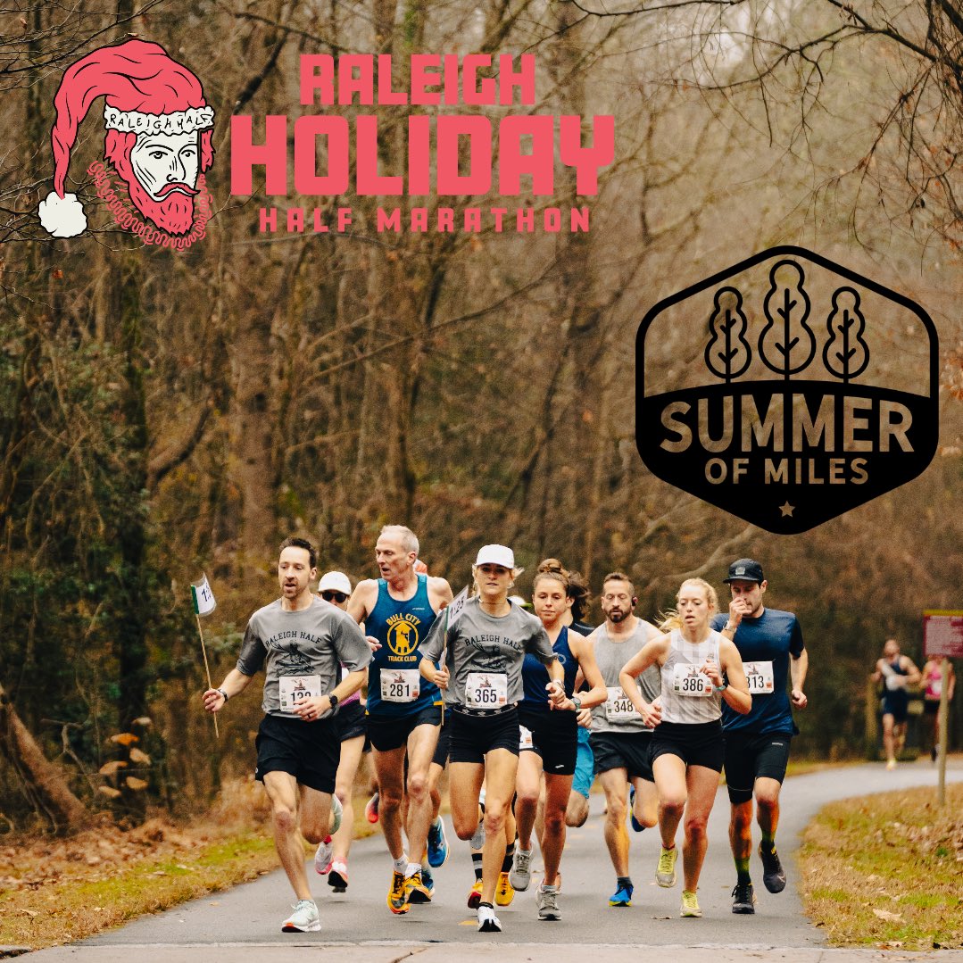 SummerOfMiles's tweet image. On Episode 106, Pat goes solo to tell you about the 2024 Raleigh Holiday Half Marathon and discuss the details on Sir Walter Running’s Giving Tuesday efforts!
summerofmiles.com/episode-106-gi…